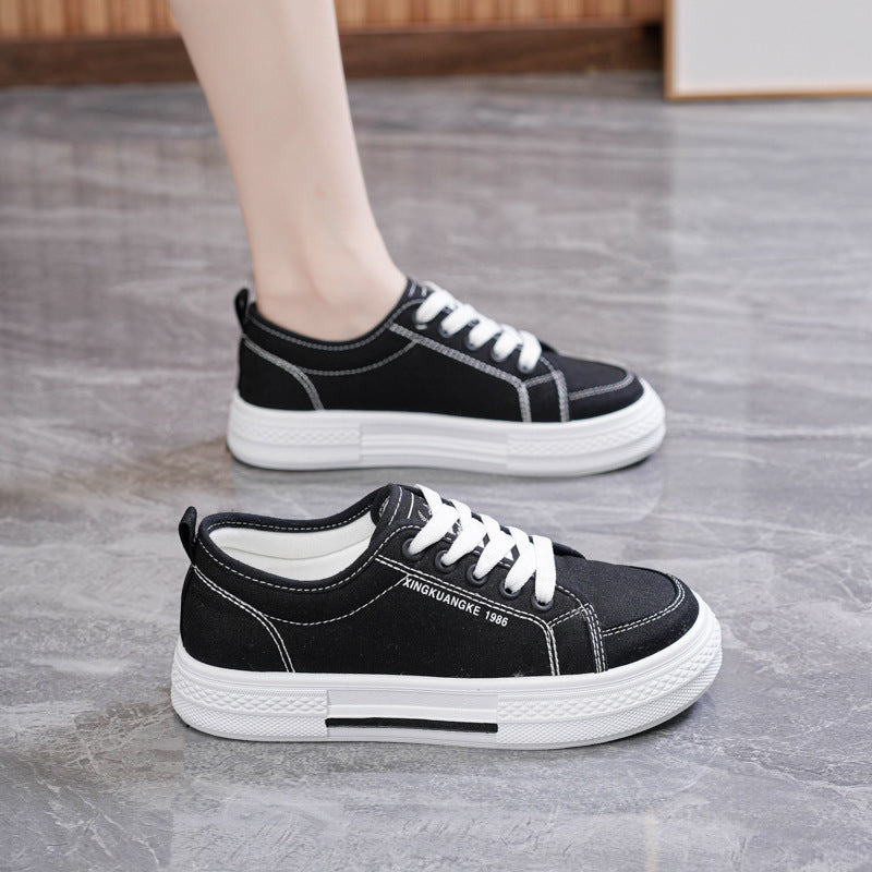2025 New Women's Canvas Sneakers - Trendy Breathable Slip-Ons for Spring/Summer