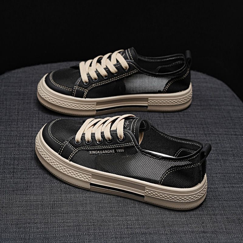 2025 New Women's Canvas Sneakers - Trendy Breathable Slip-Ons for Spring/Summer