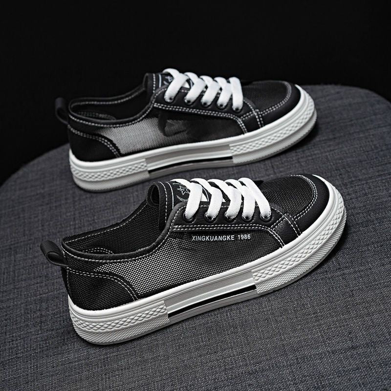 2025 New Women's Canvas Sneakers - Trendy Breathable Slip-Ons for Spring/Summer